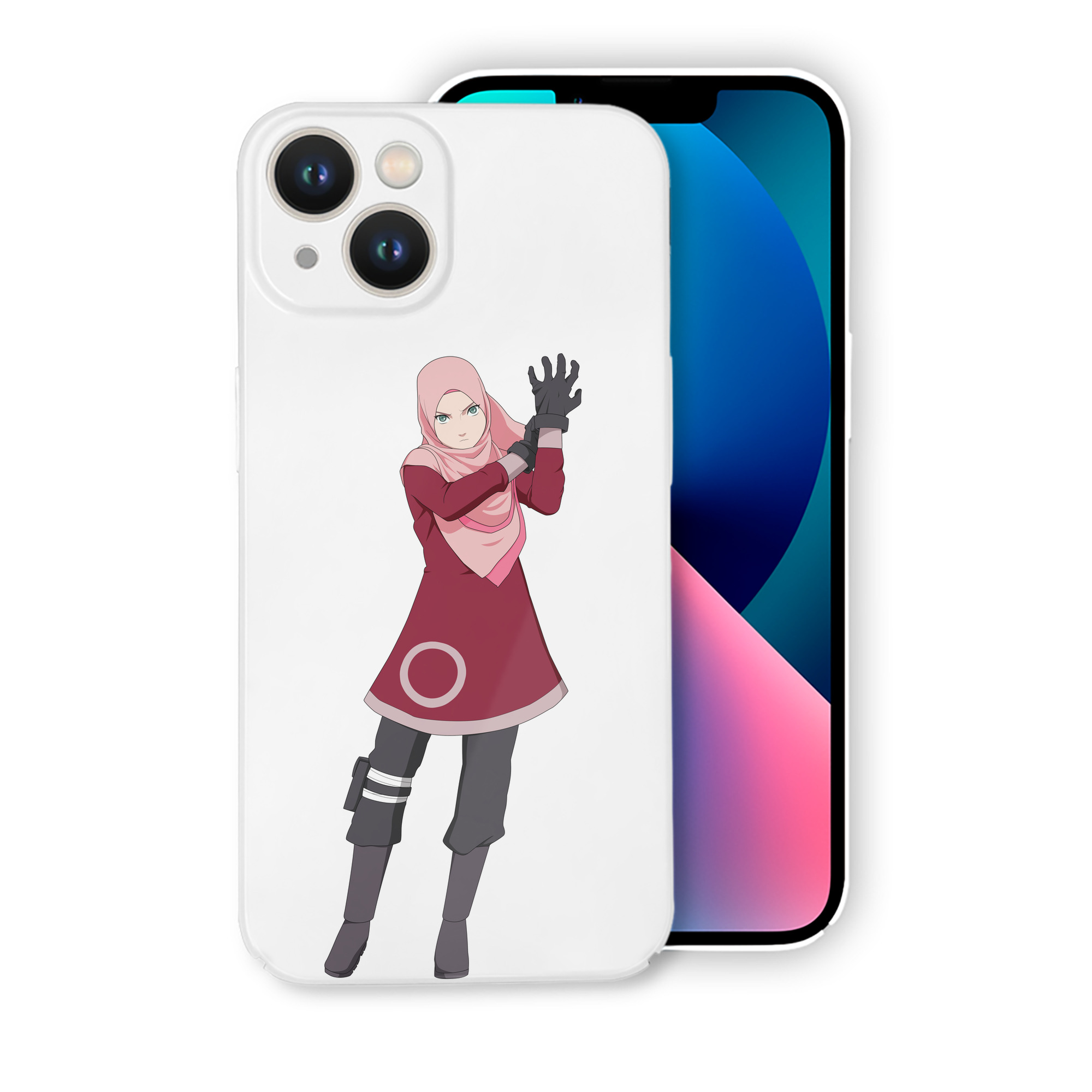 （画像用） NARUTO -ナルト- 春野サクラ Haruno Sakura 【iPhone 14シリーズ対応】ハードケース